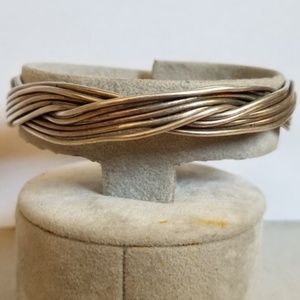 Sterling Silver twisted bangle bracelet